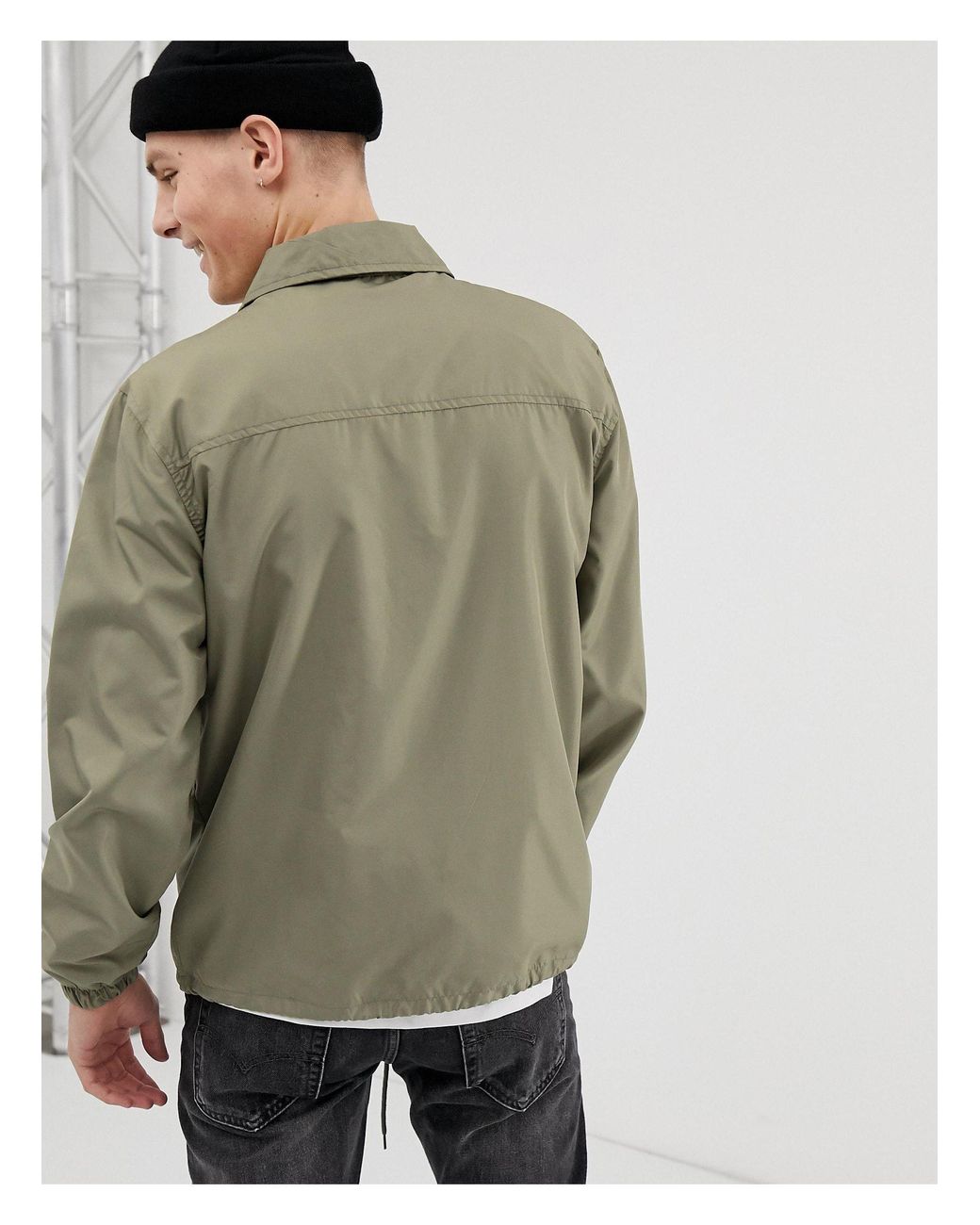 French Connection Nylon Summer Coach Jacket in Green for Men Lyst UK