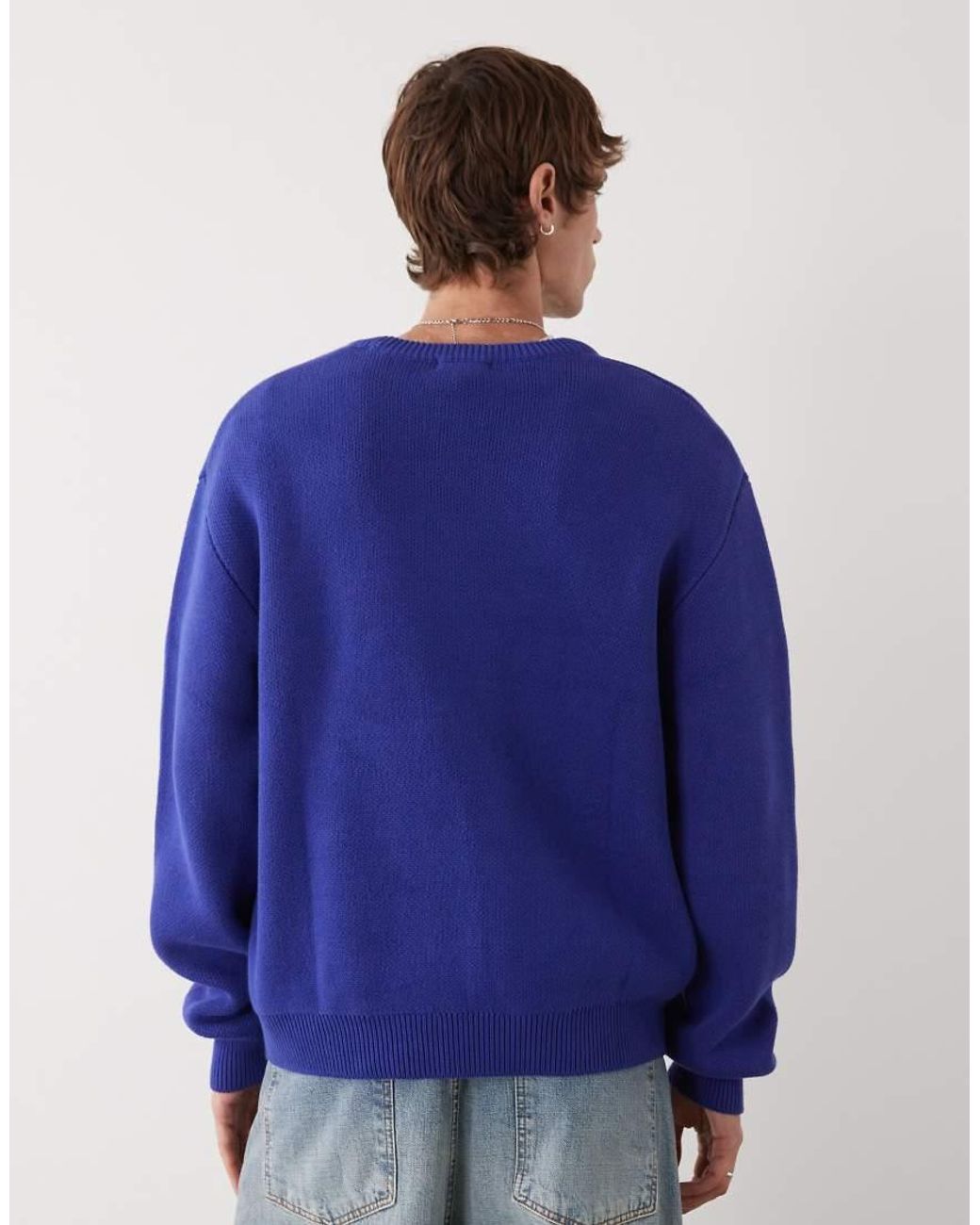 Weekday Blue Jumper for men