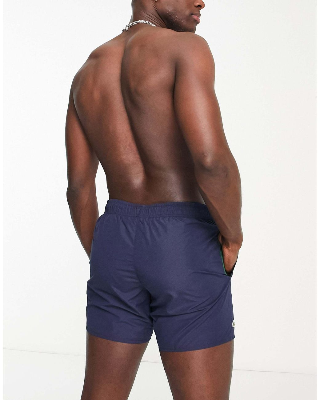 Short Lacoste pour homme en coloris Blue