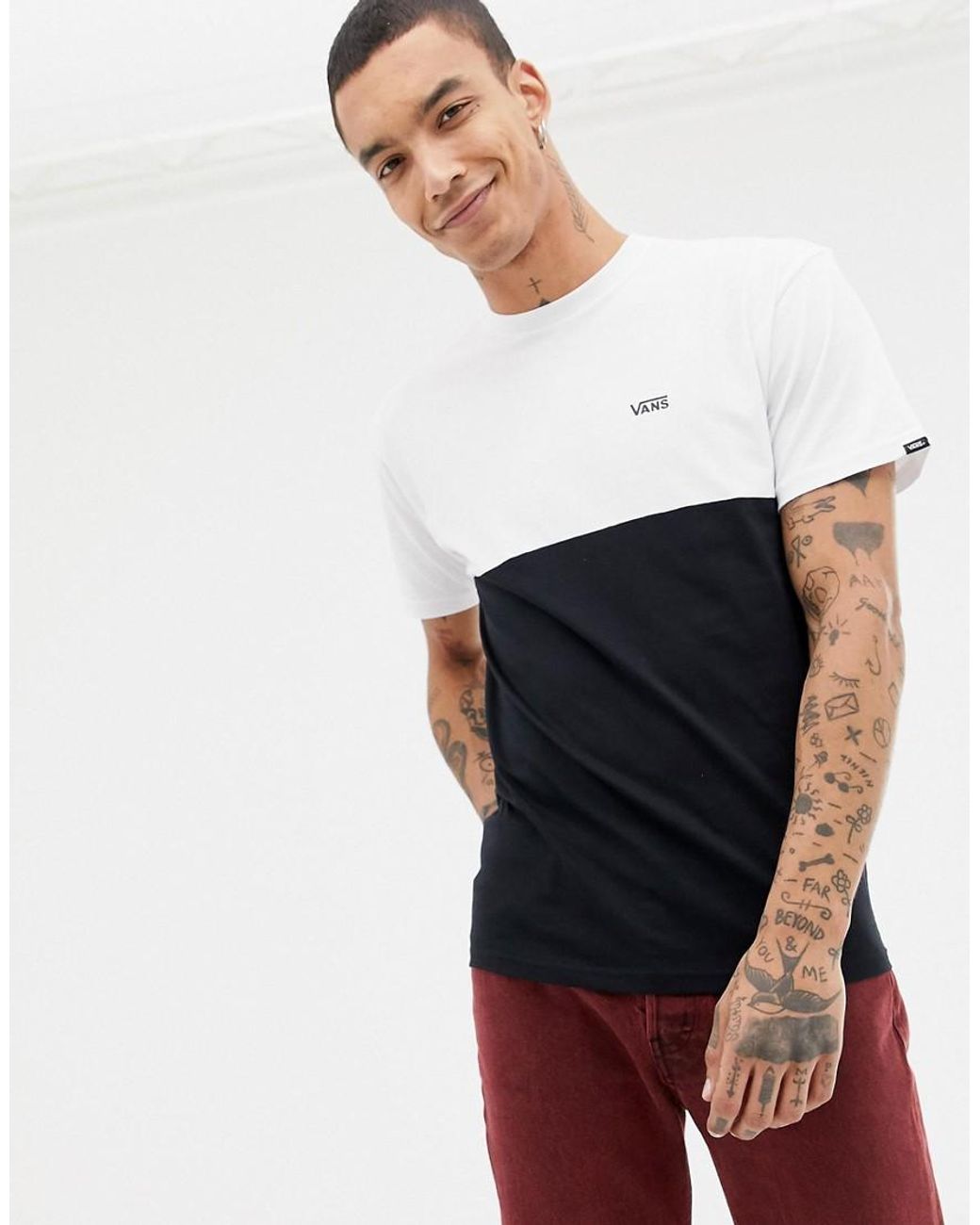 camisetas vans negro