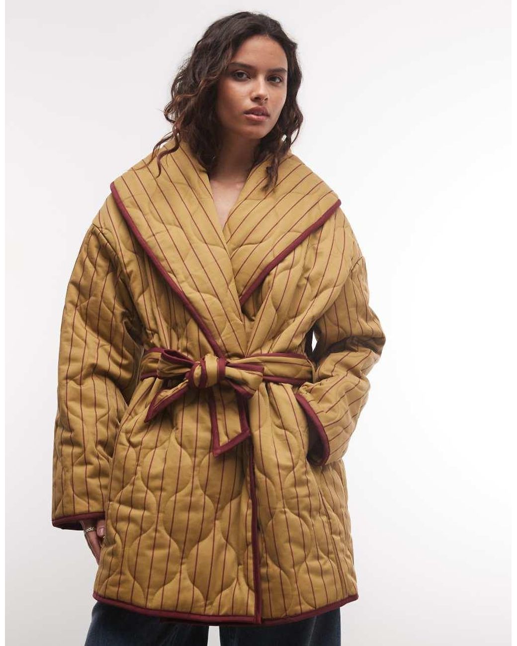 Muse Assembly Multicolor Wrap Quilted Jacket