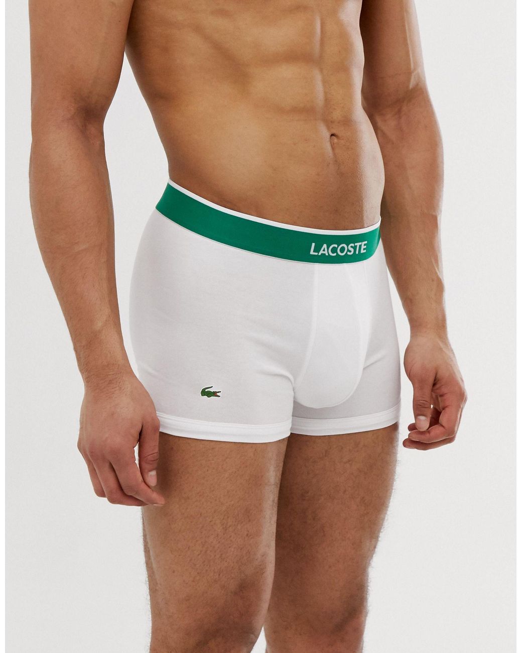 Lacoste – Colours Core – 3er Pack weiße Unterhosen in Weiß für Herren |  Lyst DE