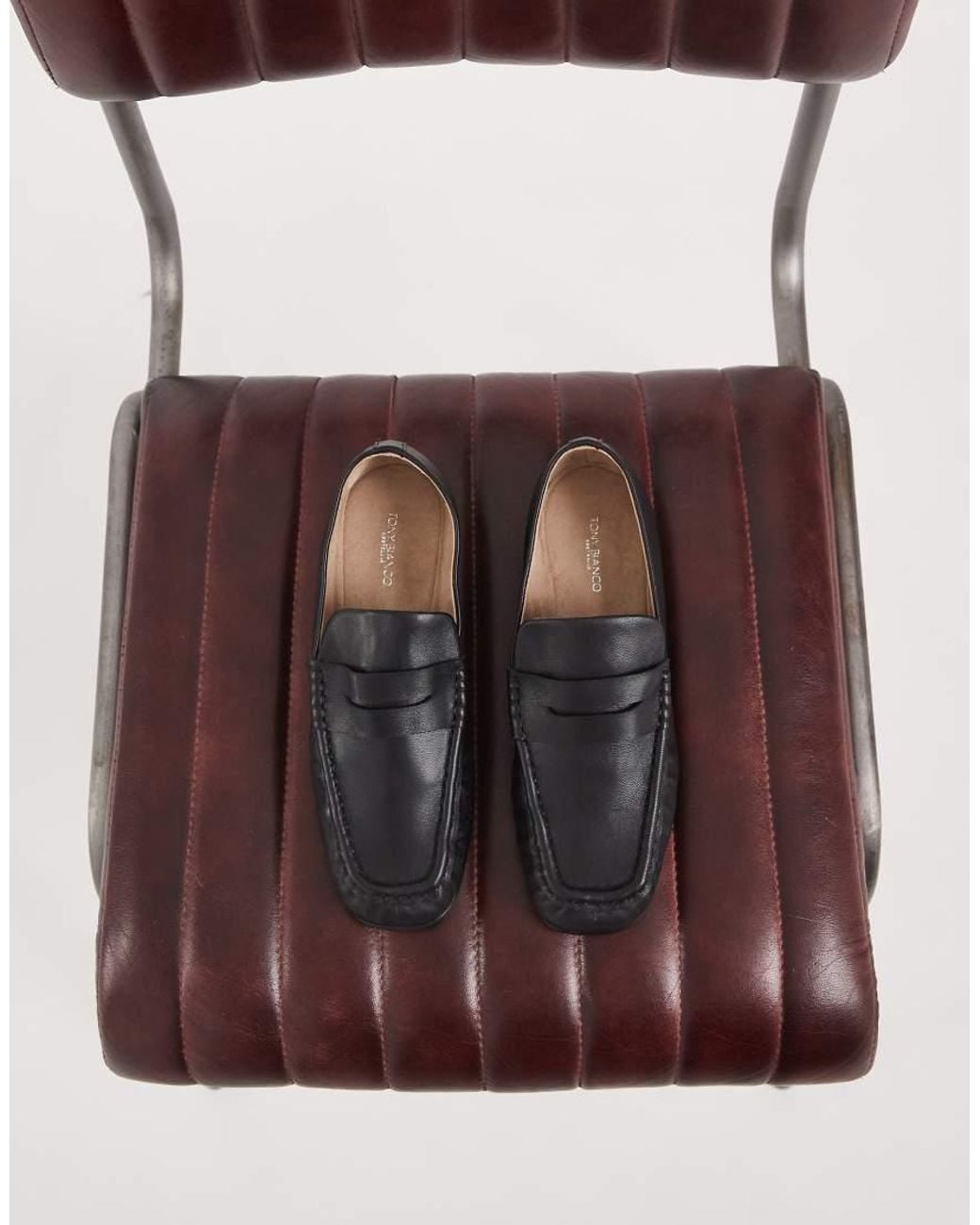 Tony Bianco Purple Gomez Square Toe Loafers