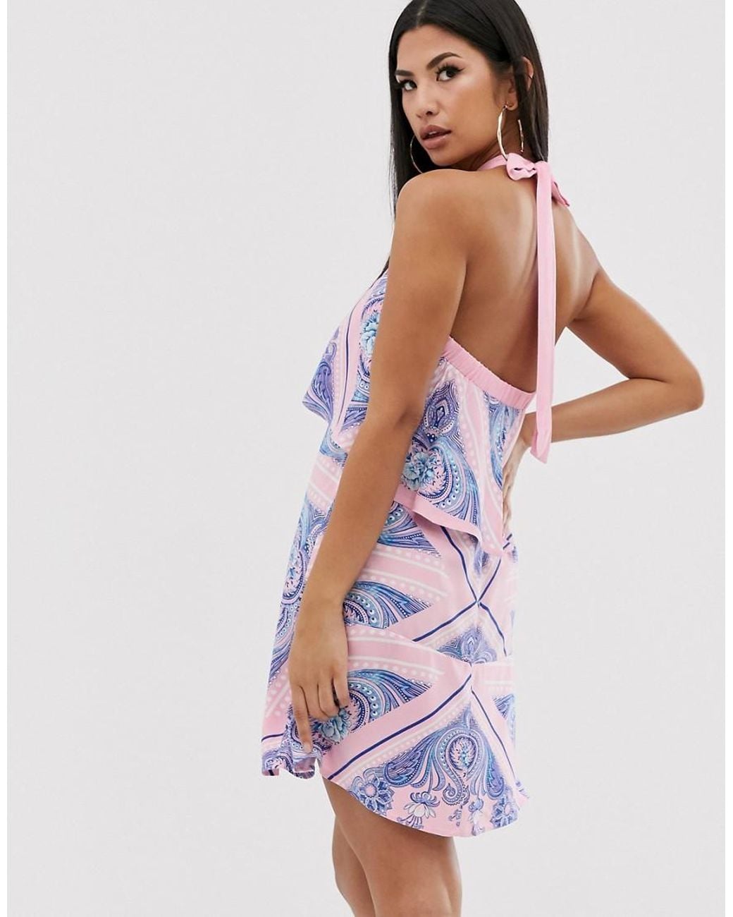 high neck sundress
