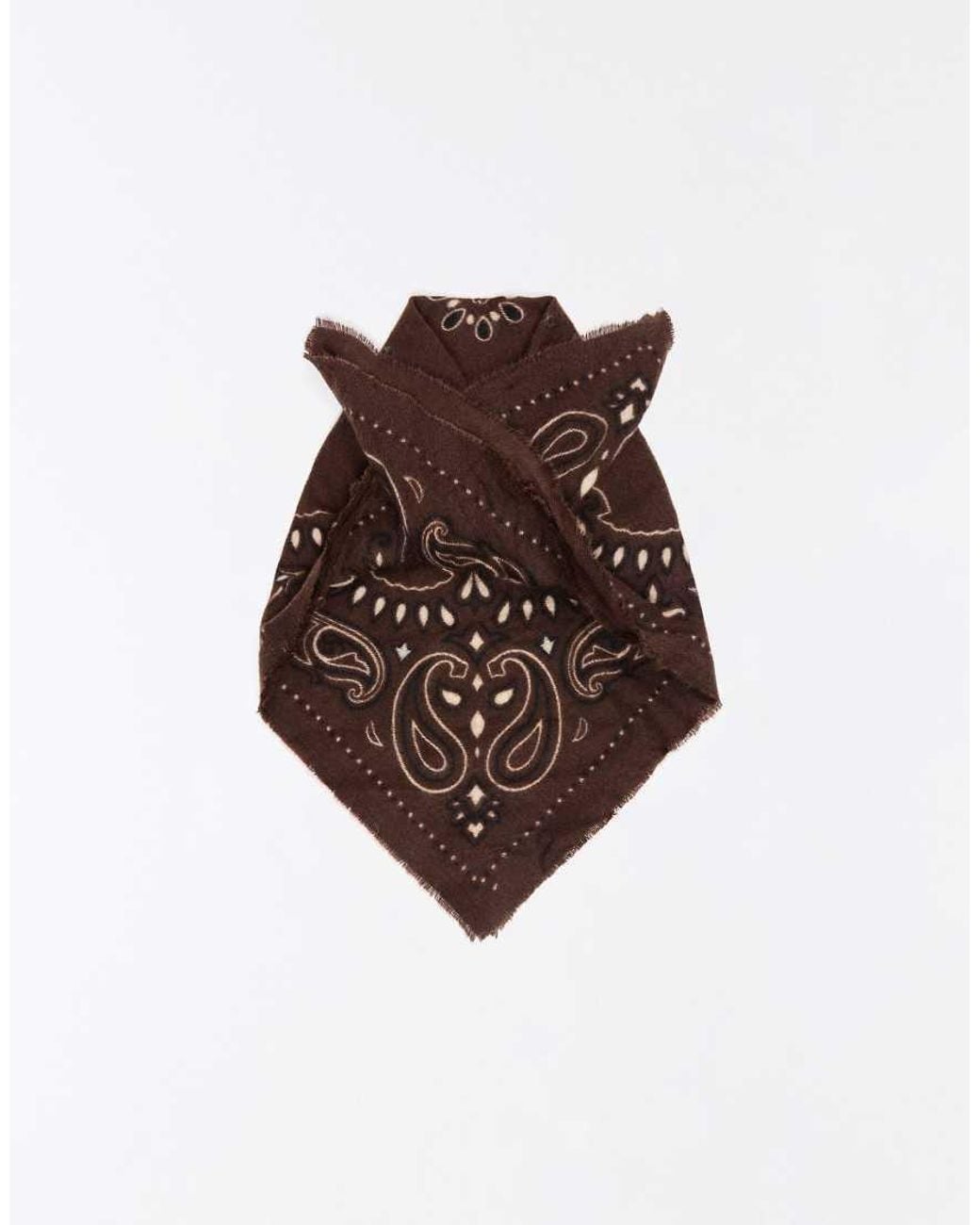 Bershka Red Printed Bandana Scarf