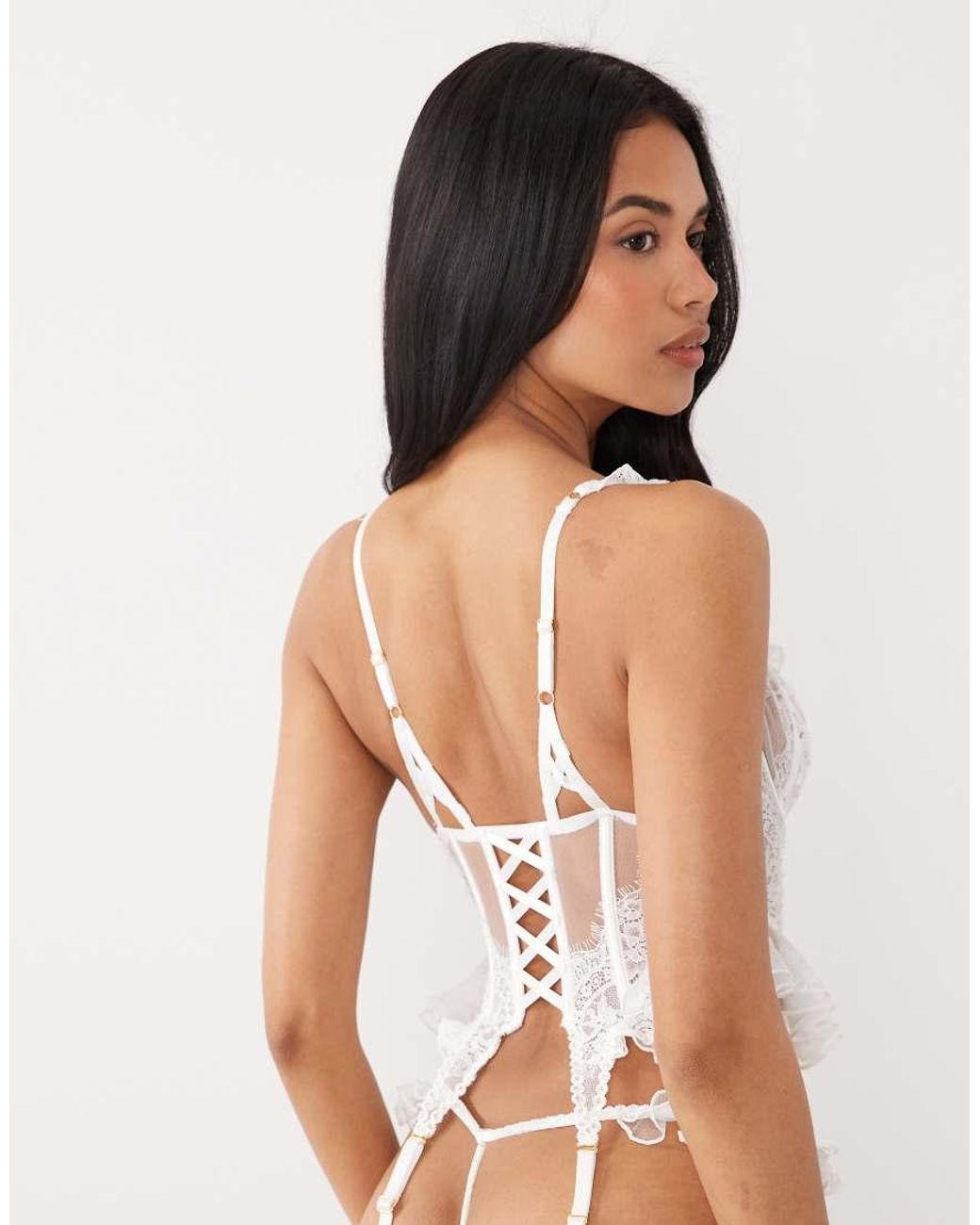 Untold Story Brown Til Death Do Us Part Bridal Lace Corset
