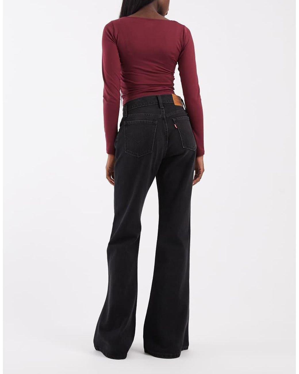 Levi's Blue Puddle Customizable Flare Jeans
