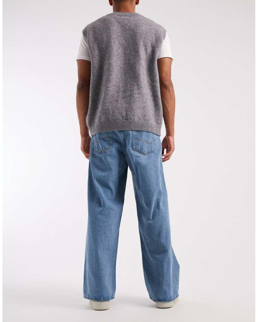 Jack & Jones Blue Dave Super baggy Jeans for men