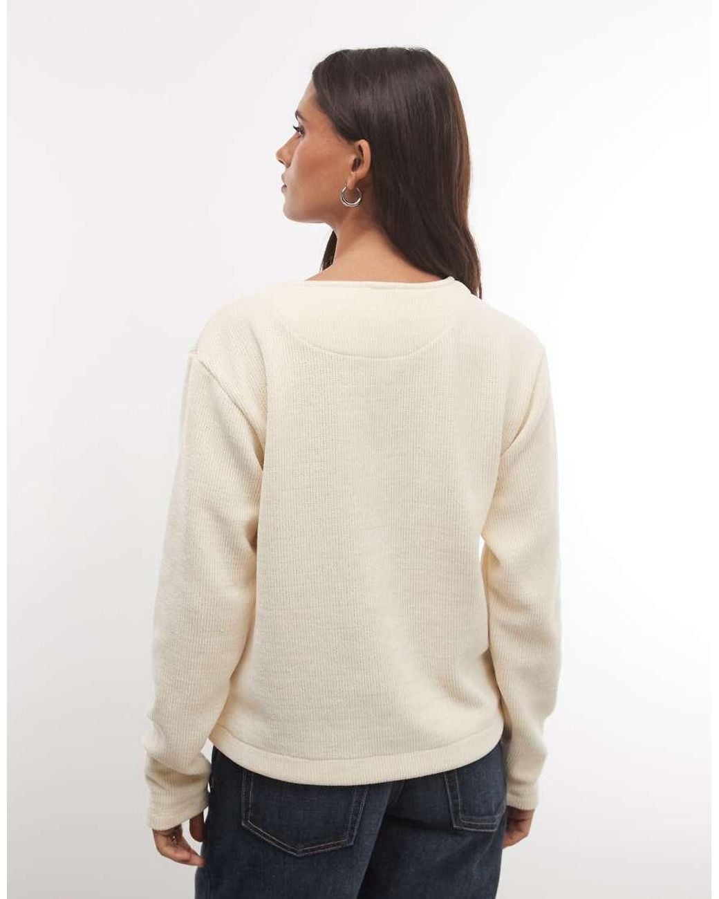 Adidas Originals Natural Chenille Cardigan