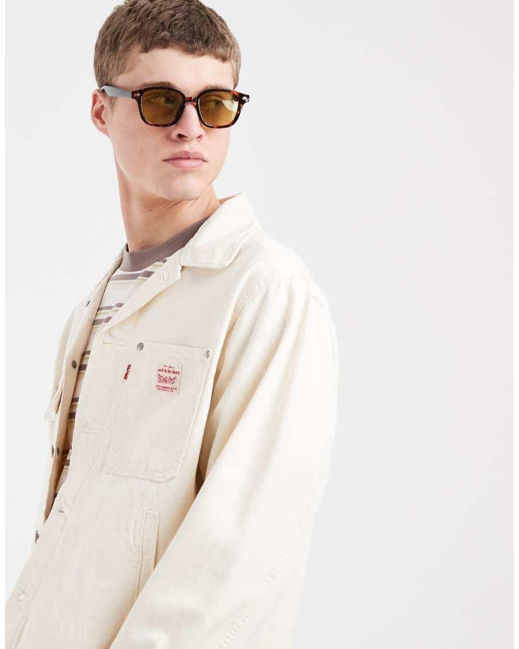 Levi's Natural Workwear Sunrise Denim Trucker Jacket for men