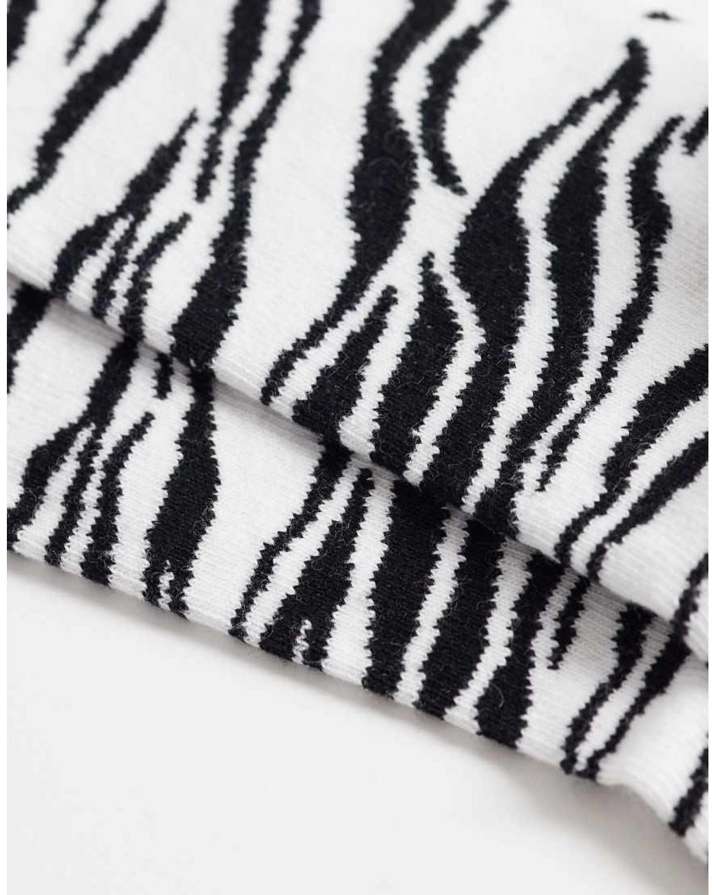 ASOS White Ankle Socks With Frill Edge