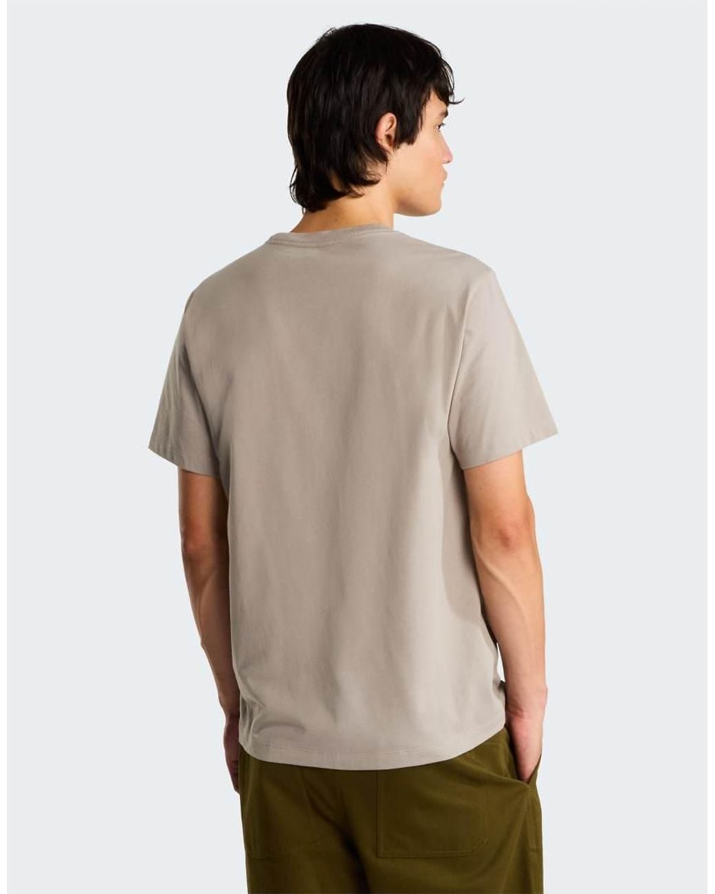 The North Face Gray Evolution Simple Dome Regular T-Shirt for men
