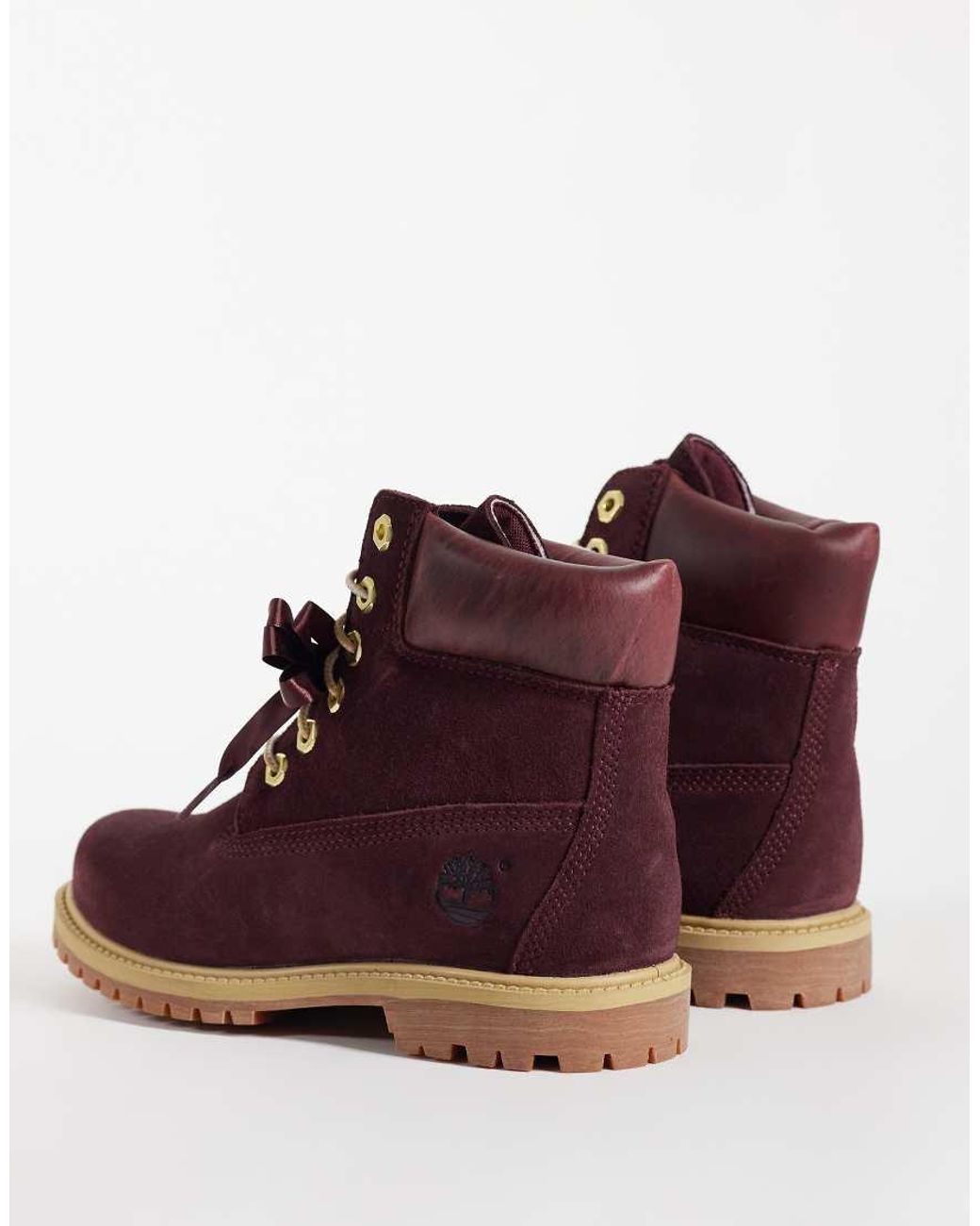 Timberland Purple Premium 6 Inch Wp Boot