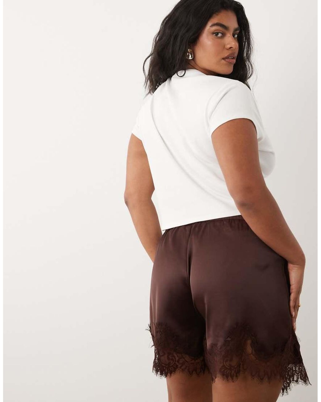 ASOS Asos Design Curve in het White