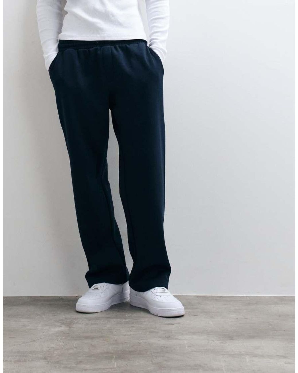 Jack & Jones White Wide Leg joggers for men