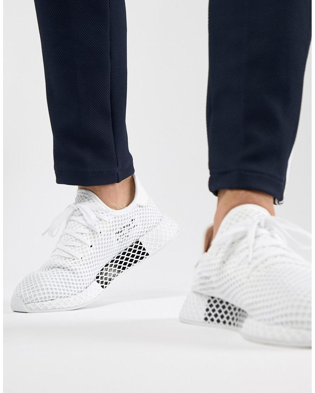 adidas Originals Deerupt Runner Sneakers In White Cq2625 for Men | Lyst