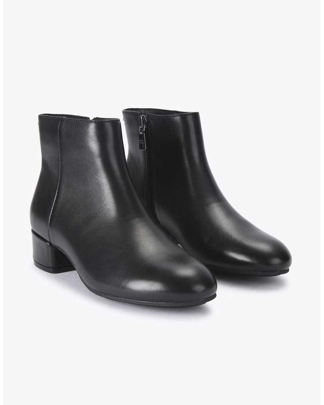 Carvela Kurt Geiger Black Gaia Low Ankle Boots