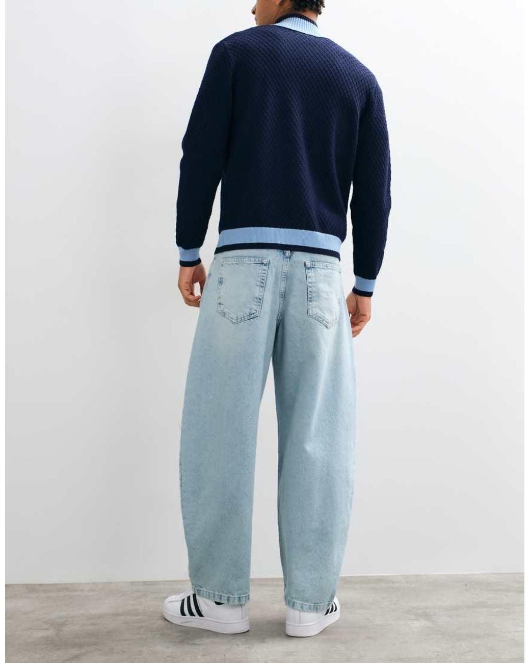 ASOS Blue Cocoon Jeans for men