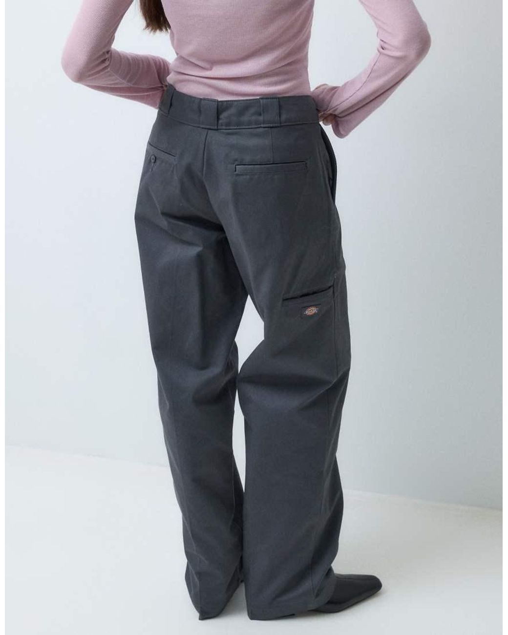 Dickies Gray Women's 247 Loose Work Trousers