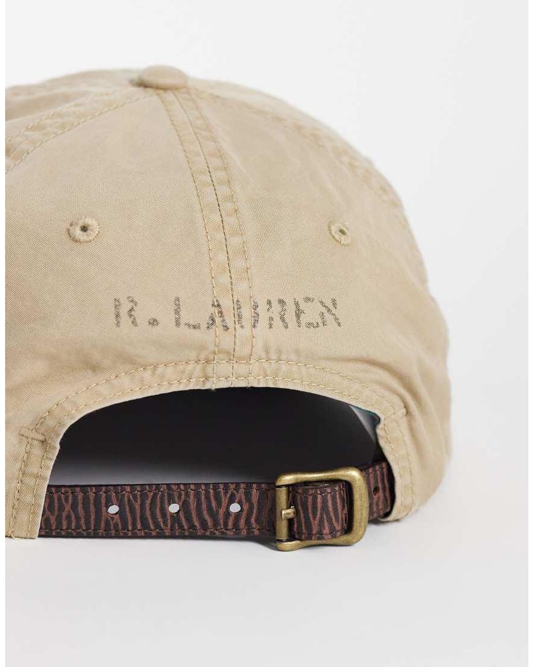 Polo Ralph Lauren Natural Icon Logo Baseball Cap for men