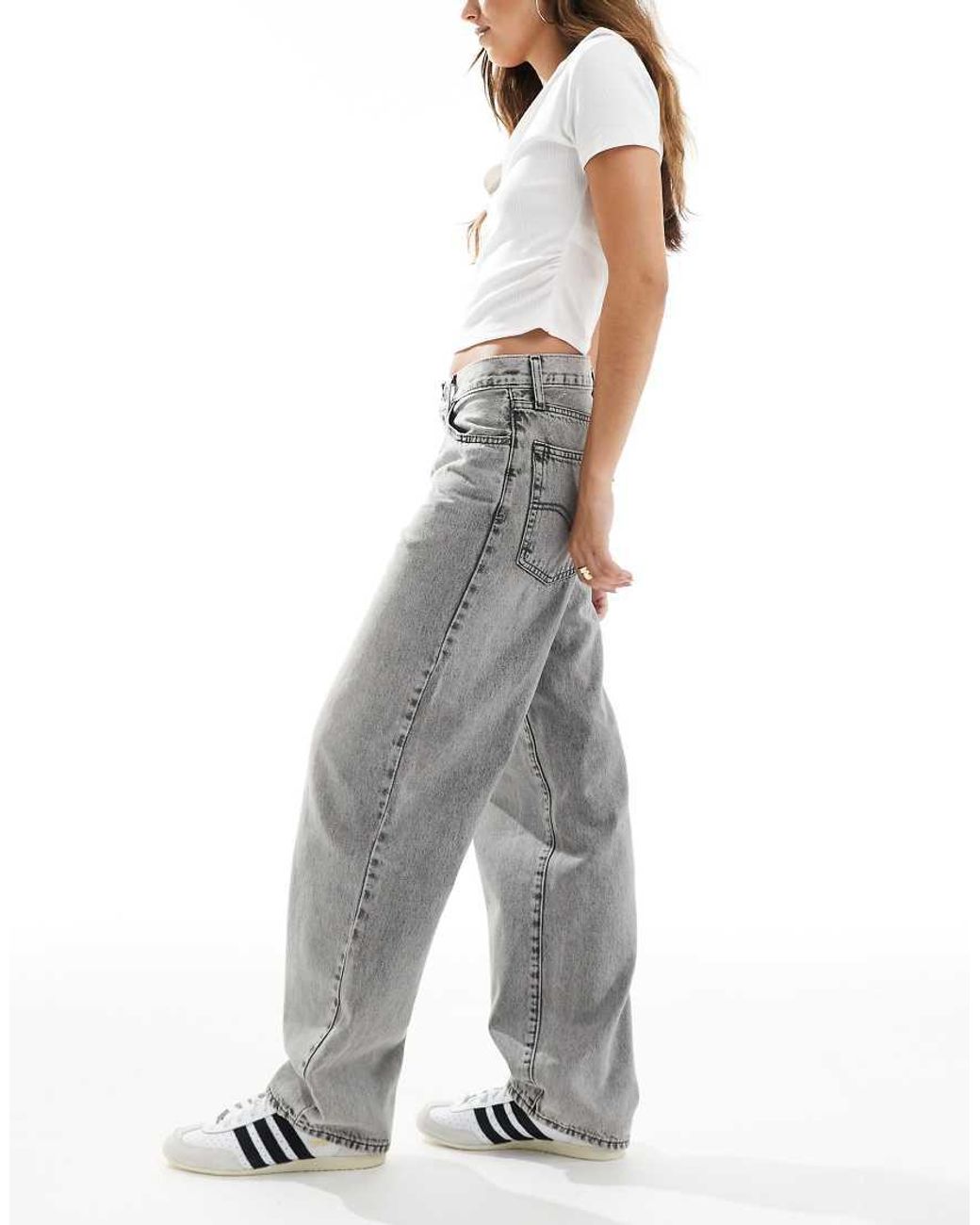 Levi's Gray baggy Dad Jeans