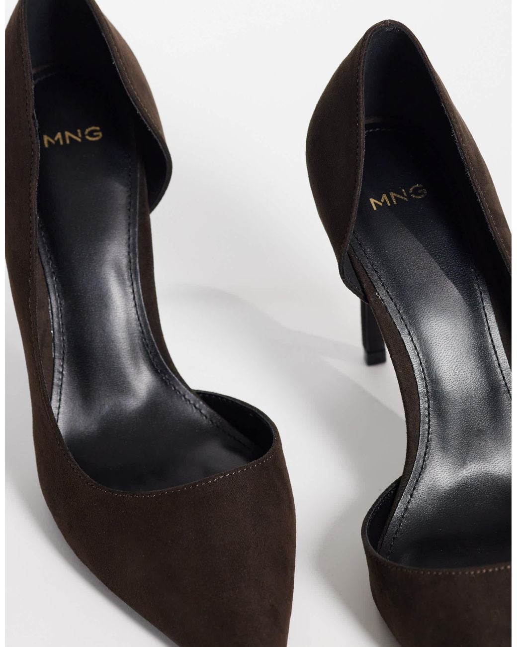 Escarpins à talons Mango en coloris Brown