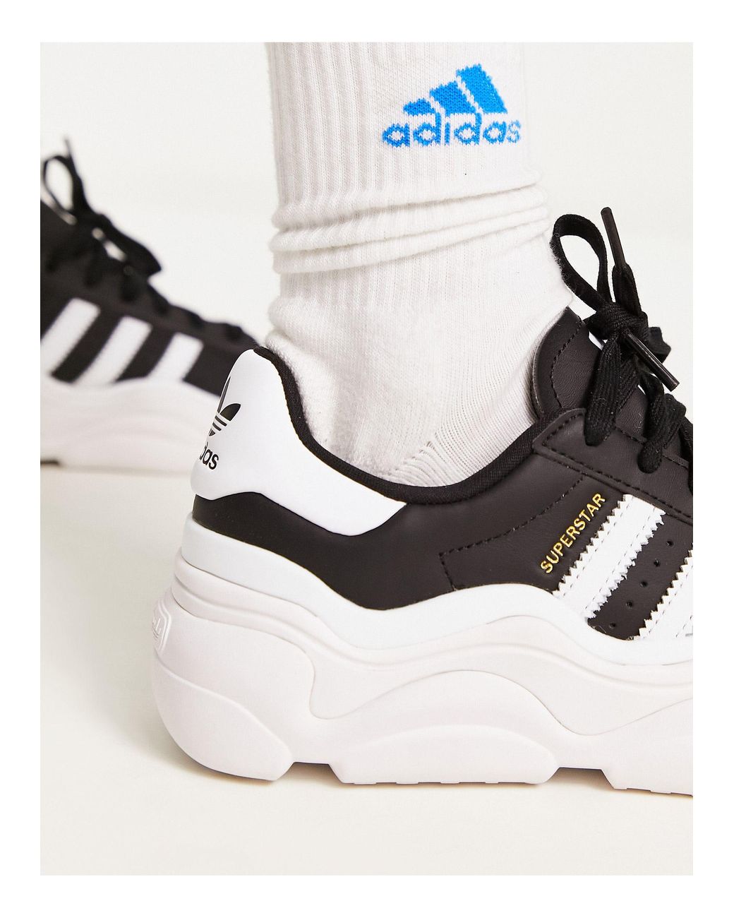 adidas Originals Superstar Millencon Sneakers Met Dikke Zool in het Naturel Lyst NL