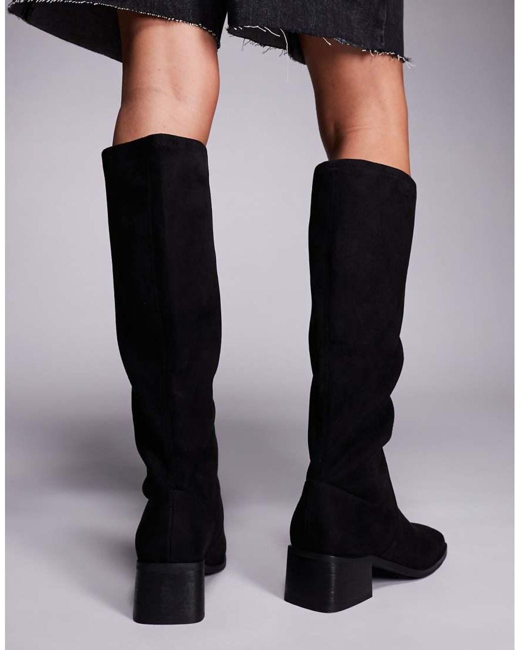 SIMMI Black Simmi London Xander Smart Knee Boots