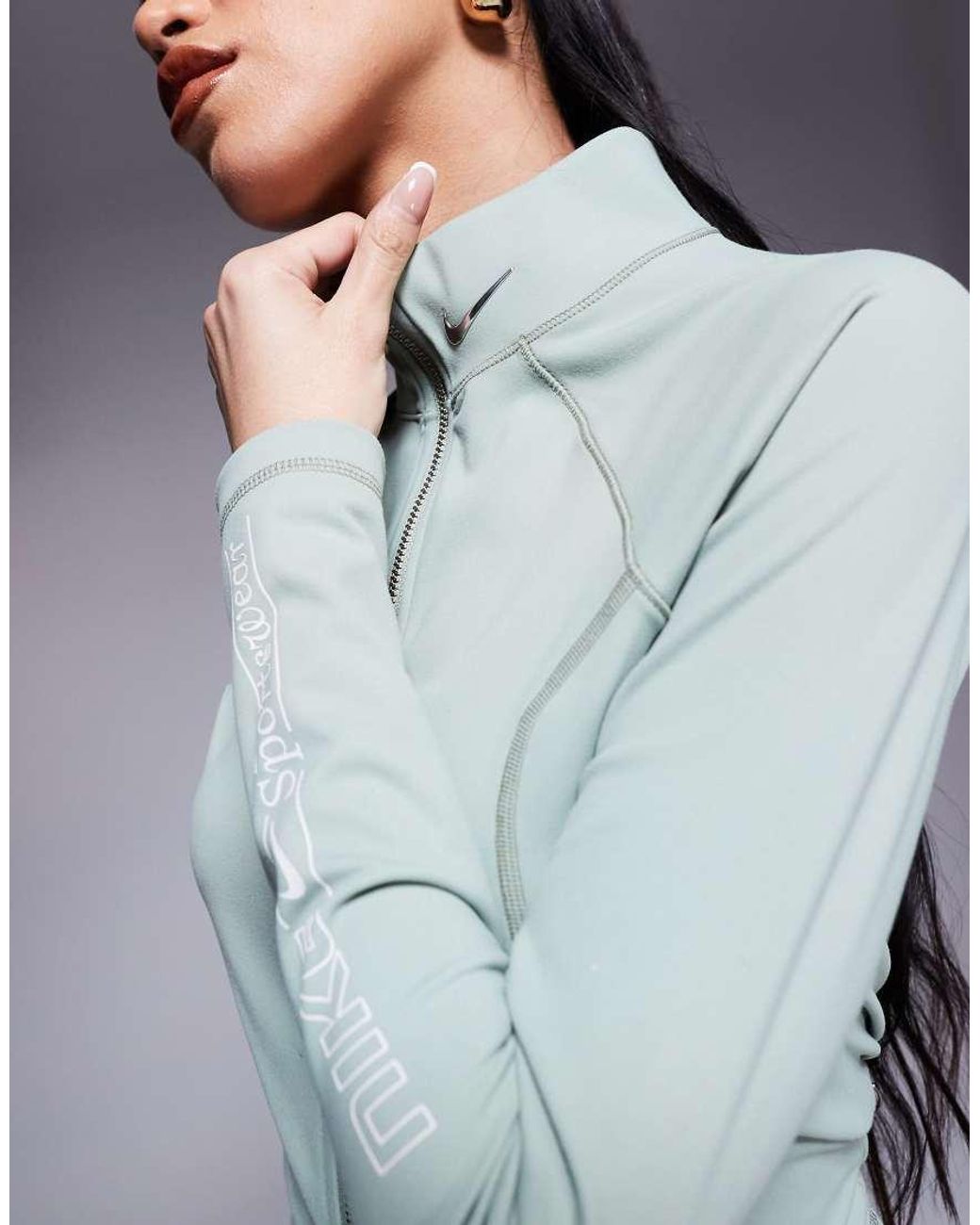 nike long sleeve gym top womens