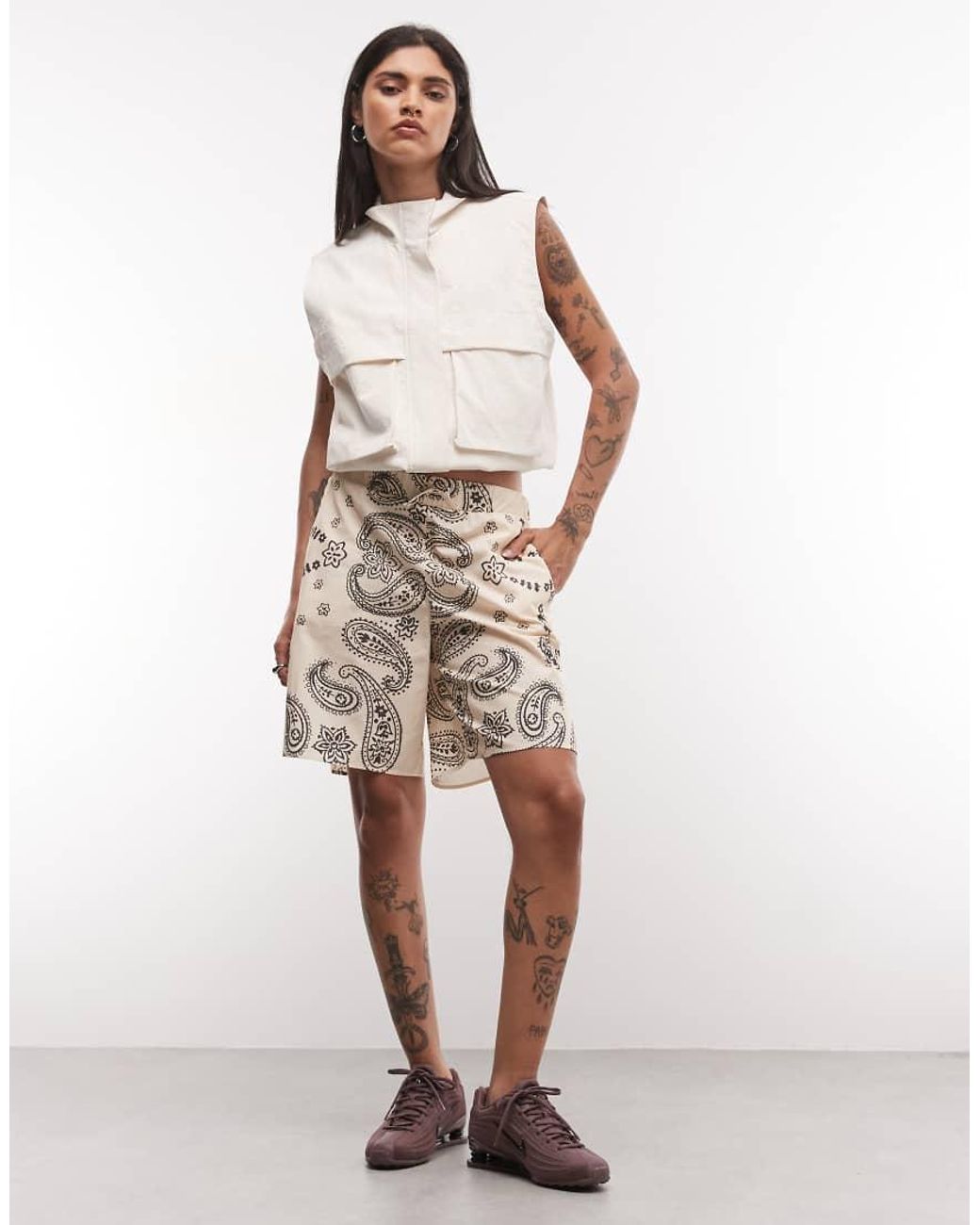ASOS Multicolor Bermuda Pull One Short Co-ord