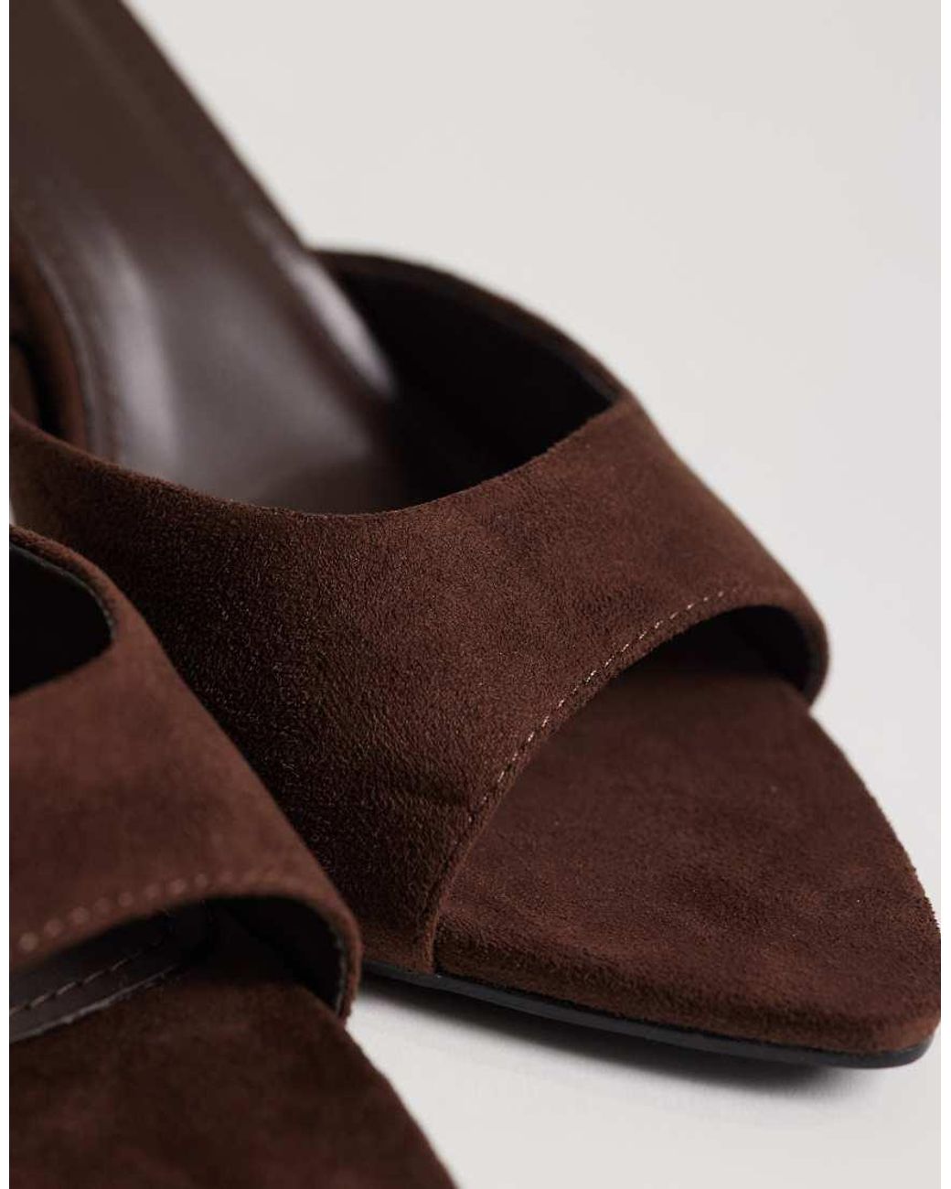 SEQWL Brown Ocon Heeled Sandals
