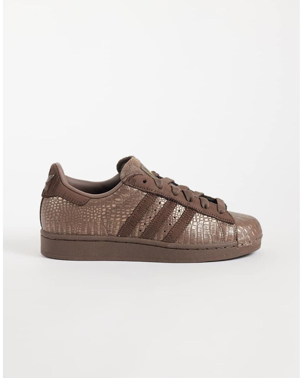 Adidas Originals Brown Superstar Ii Trainers
