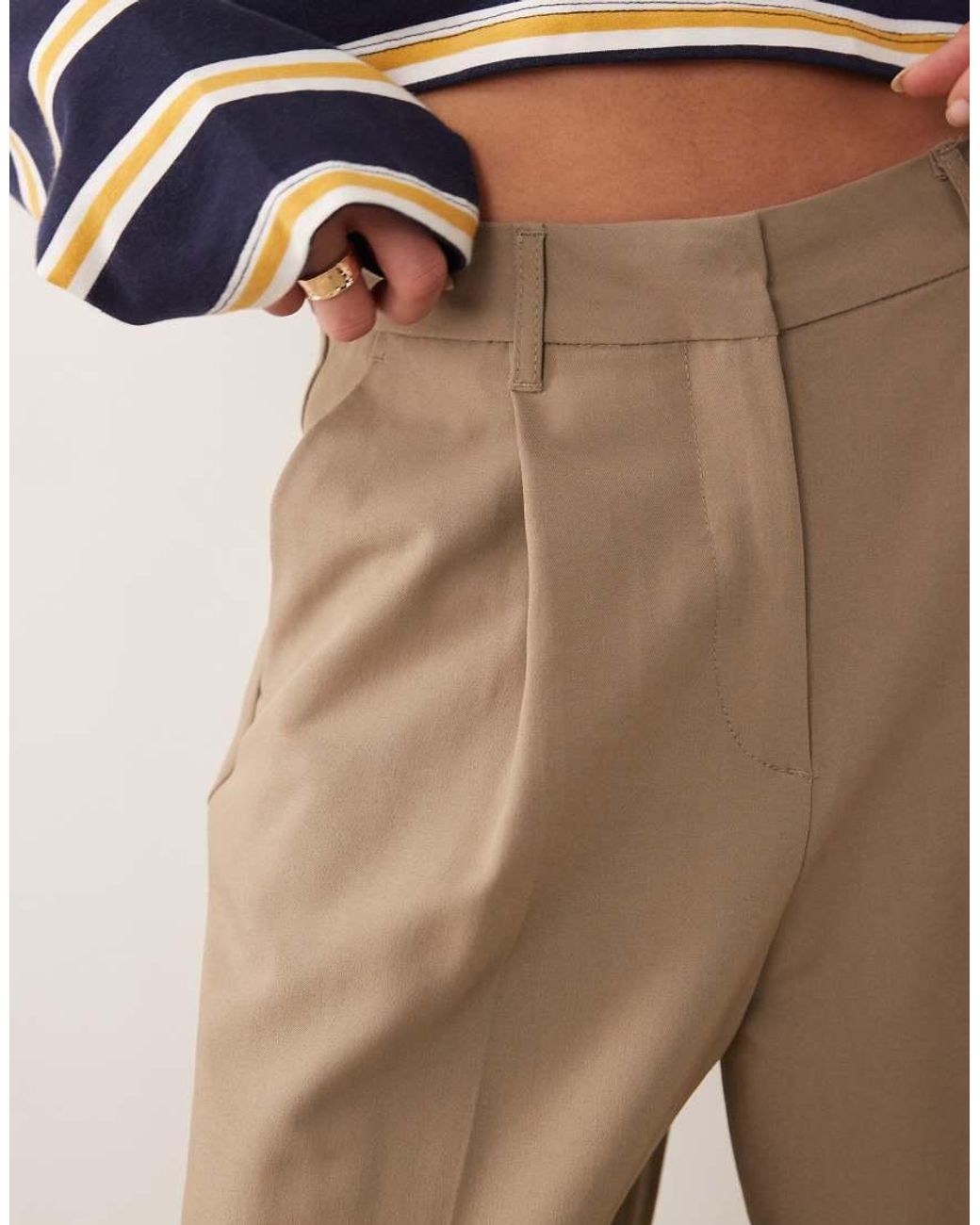 JJXX Natural Wide Leg Tailored Trouser