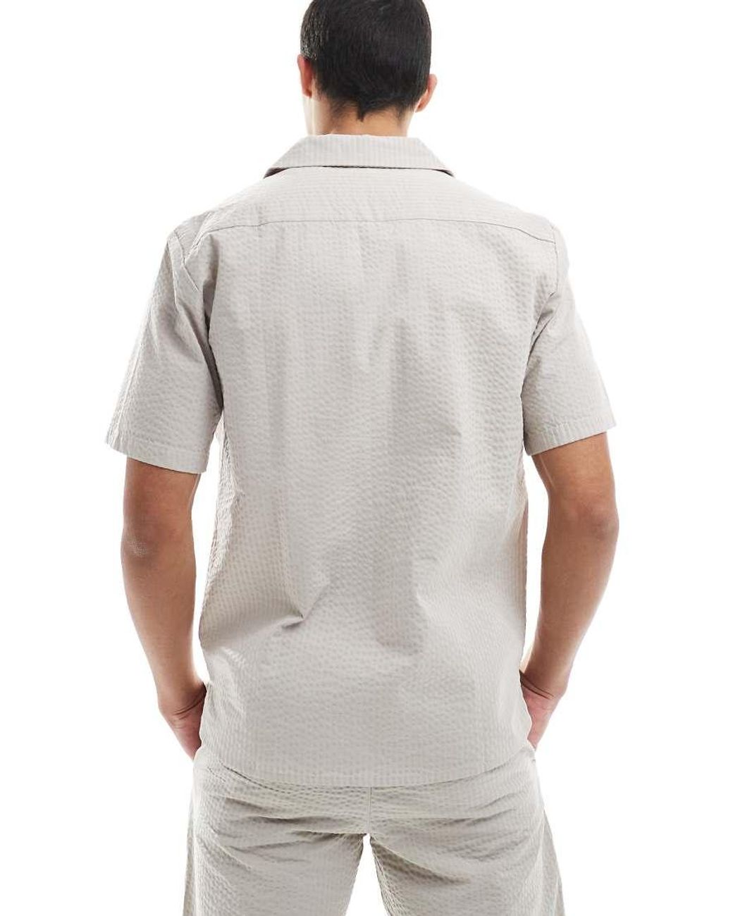 Camicia di Only & Sons in Natural da Uomo