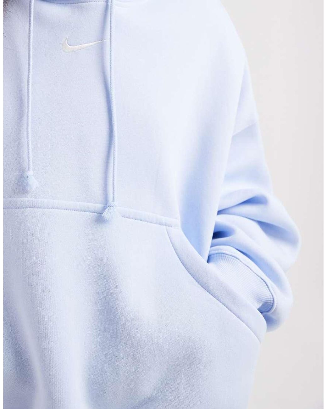 Nike White Phoenix Fleece Oversized Hoodie