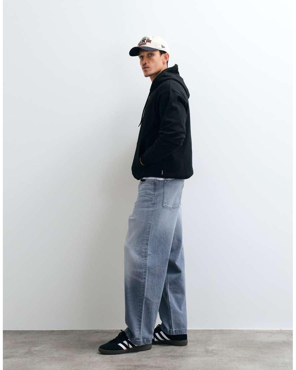 JJ Rebel Blue Front Pocket Hoodie for men