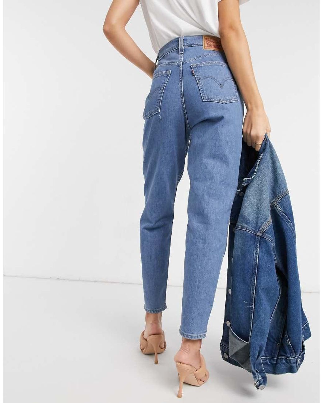 Levi's Blue High Waisted Taper Jean