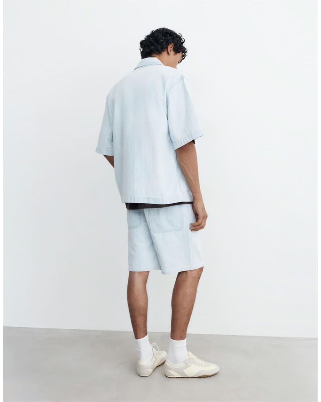 Camicia di Pull&Bear in White da Uomo
