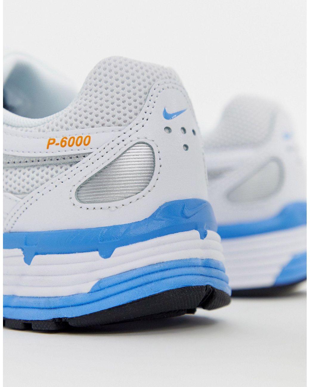 P-6000 - Baskets - et bleu métallisé Nike en coloris Blanc | Lyst