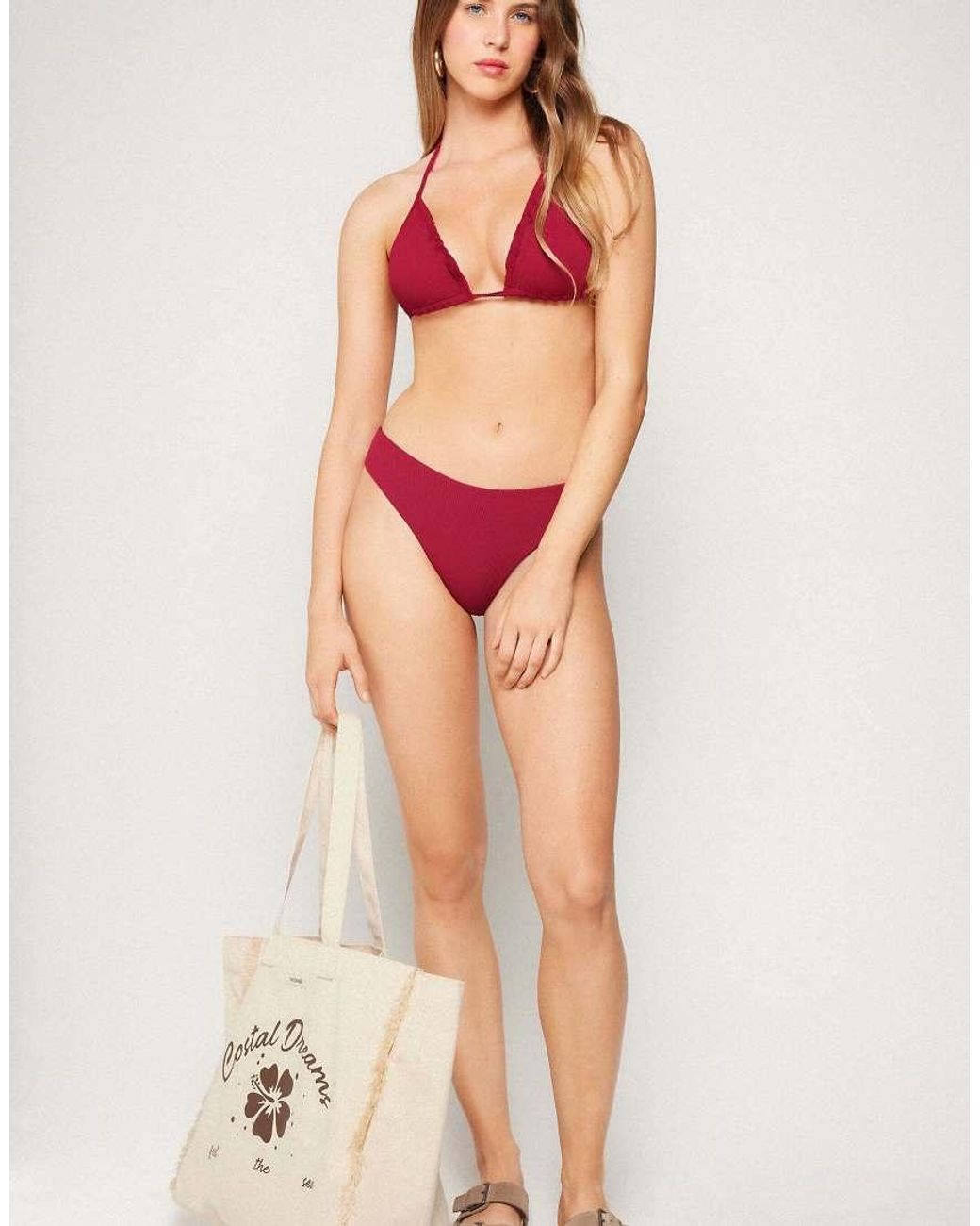 Tezenis Red Sunny Days Brazilian Bikini Bottoms