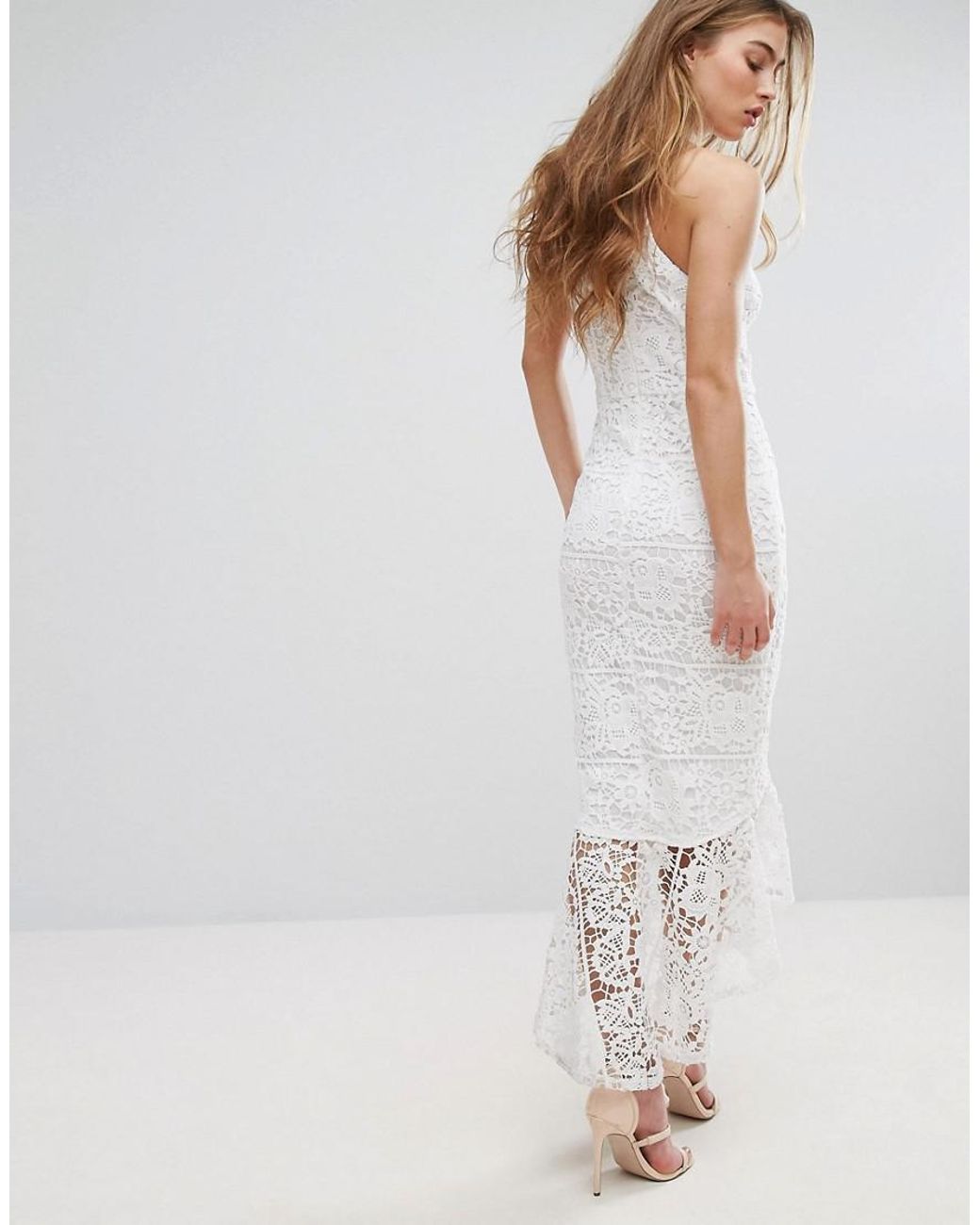 Fishtail dress cheap missguided