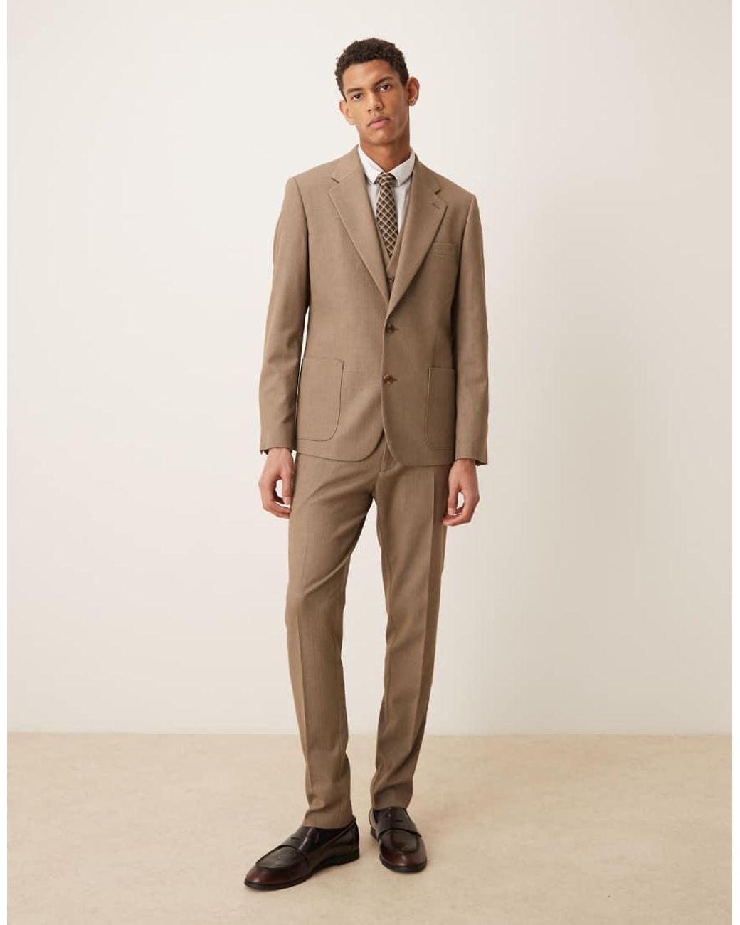 ASOS Natural Skinny Suit Jacket for men