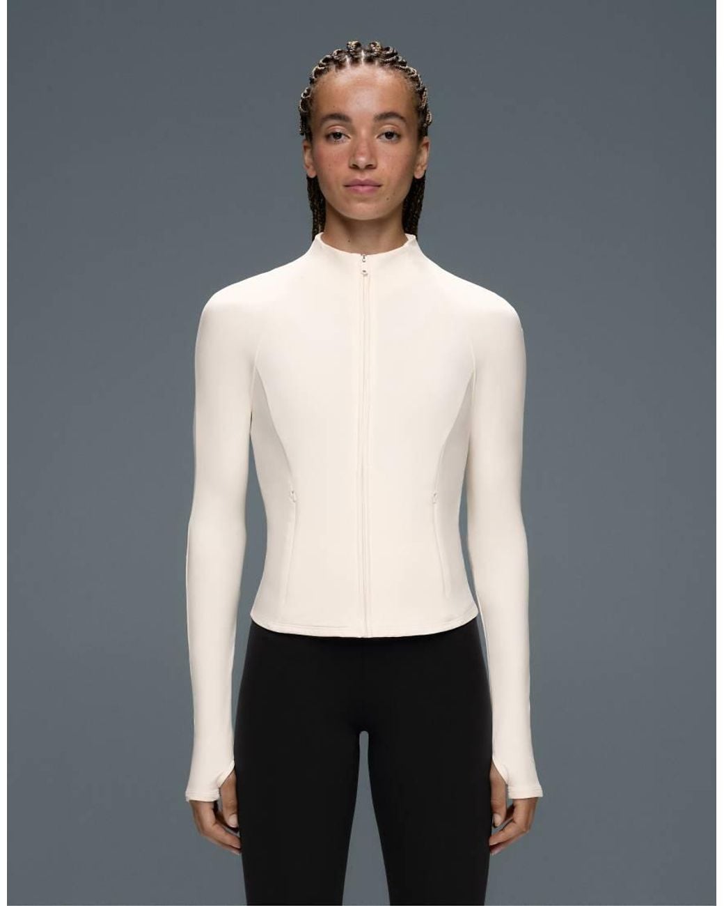 Oysho White Light Warm Jacket