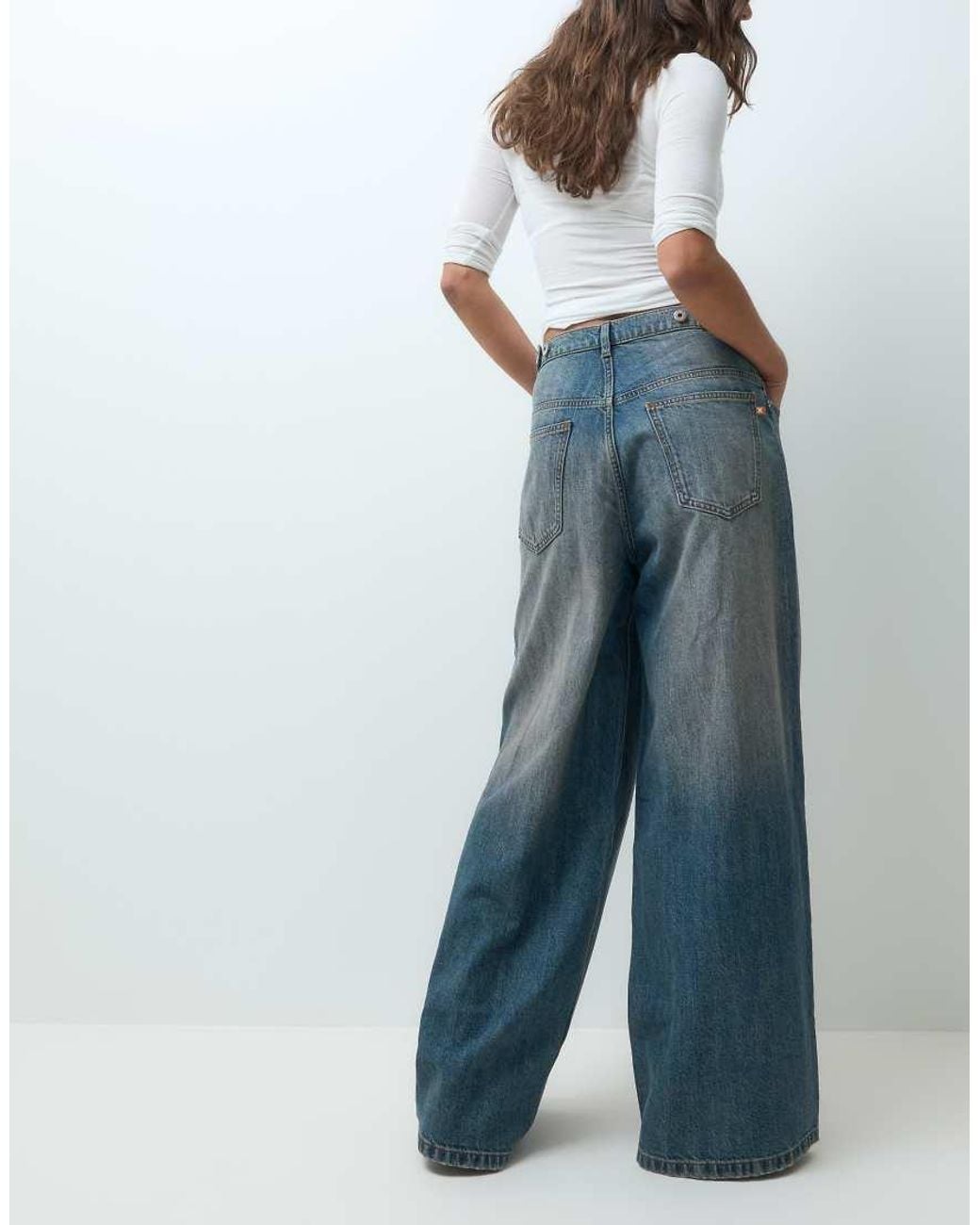 Collusion Blue X007 Xl baggy Low Rise Jean