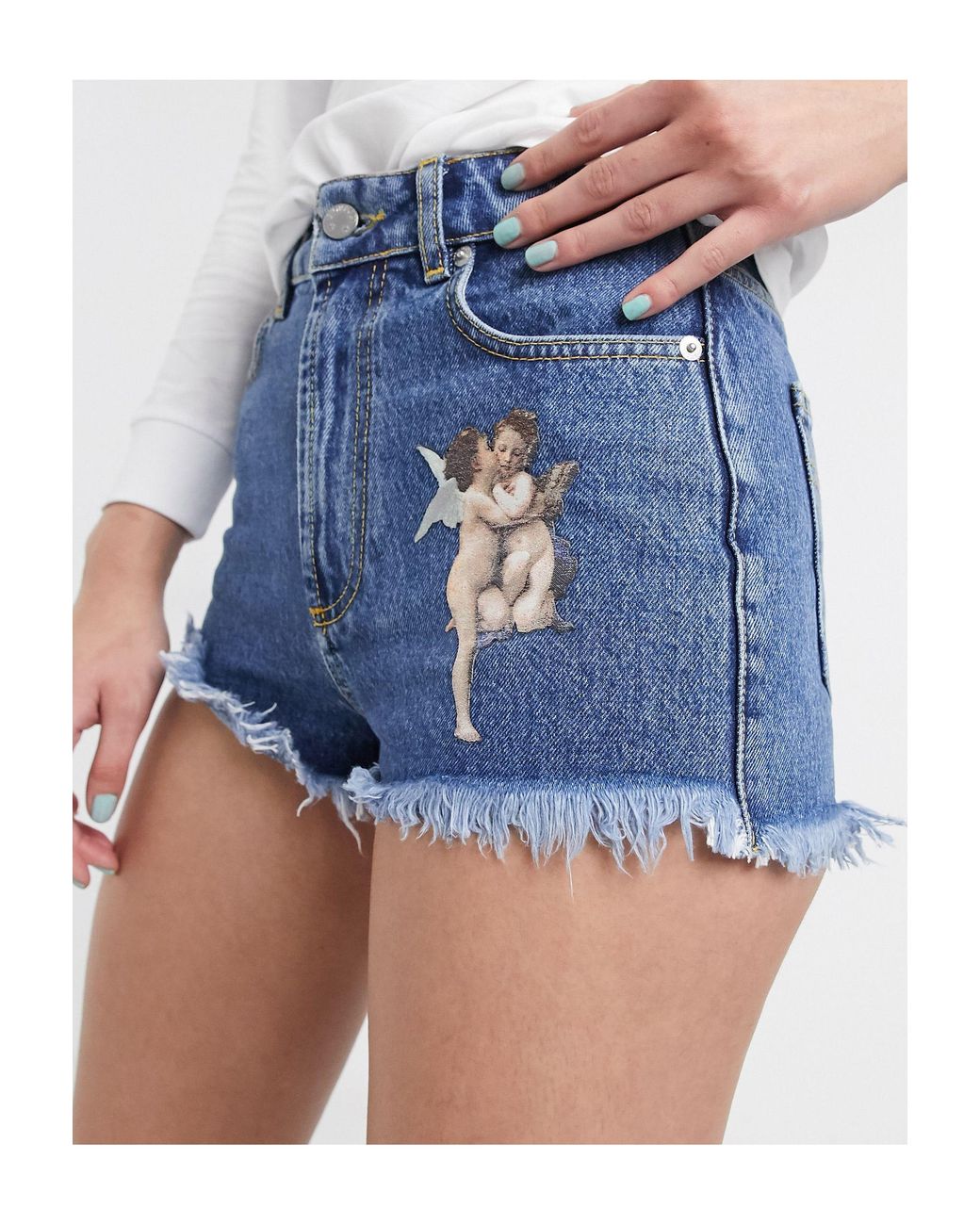 angels jeans shorts