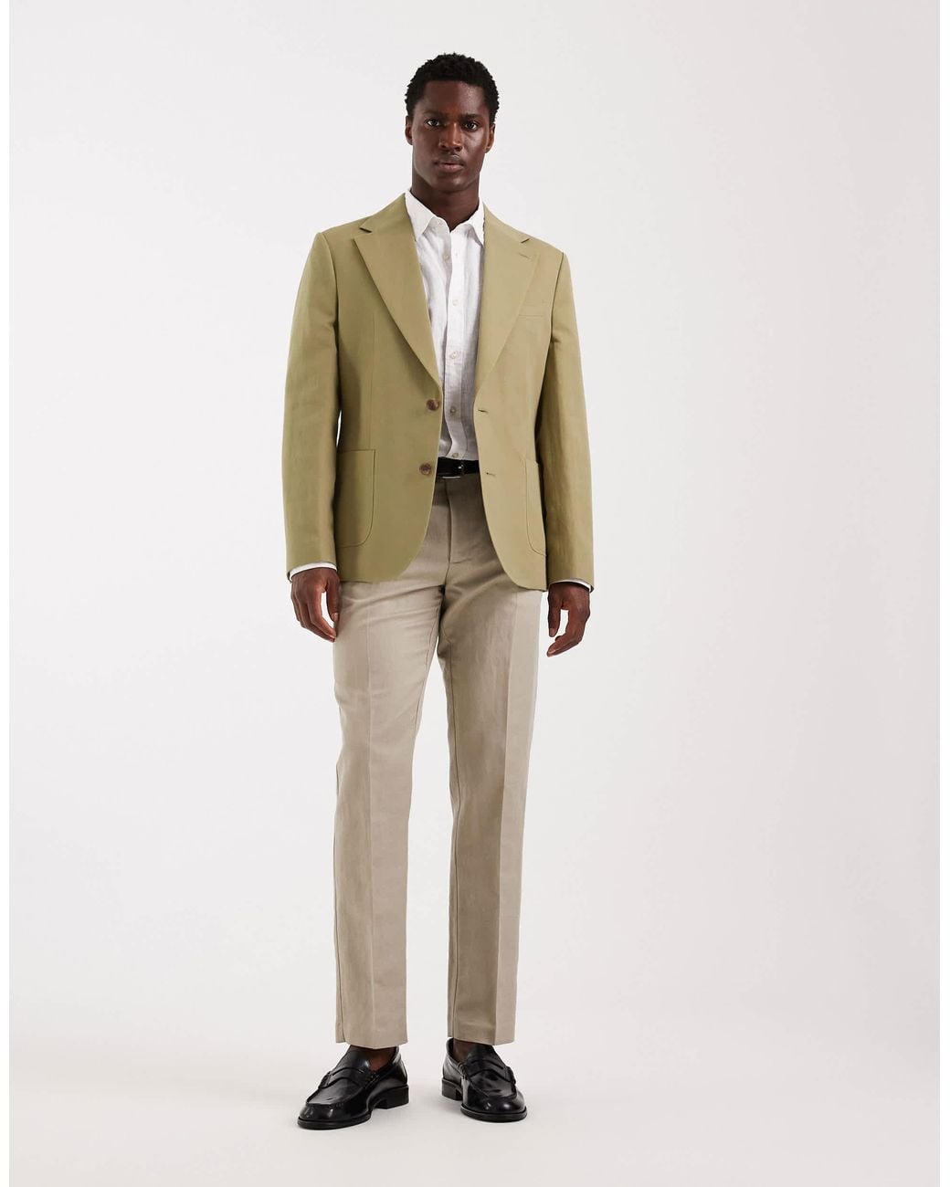 Veste ASOS pour homme en coloris Natural