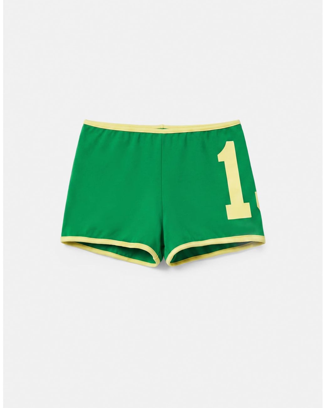 Pull&Bear Green – gerippte shorts
