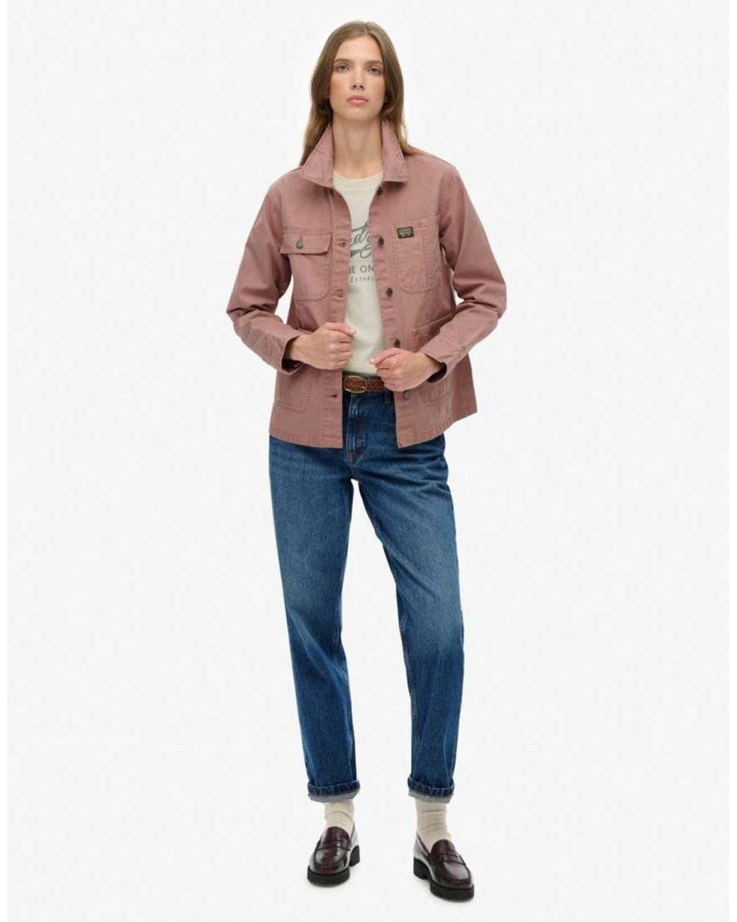 Superdry Red Chore Jacket