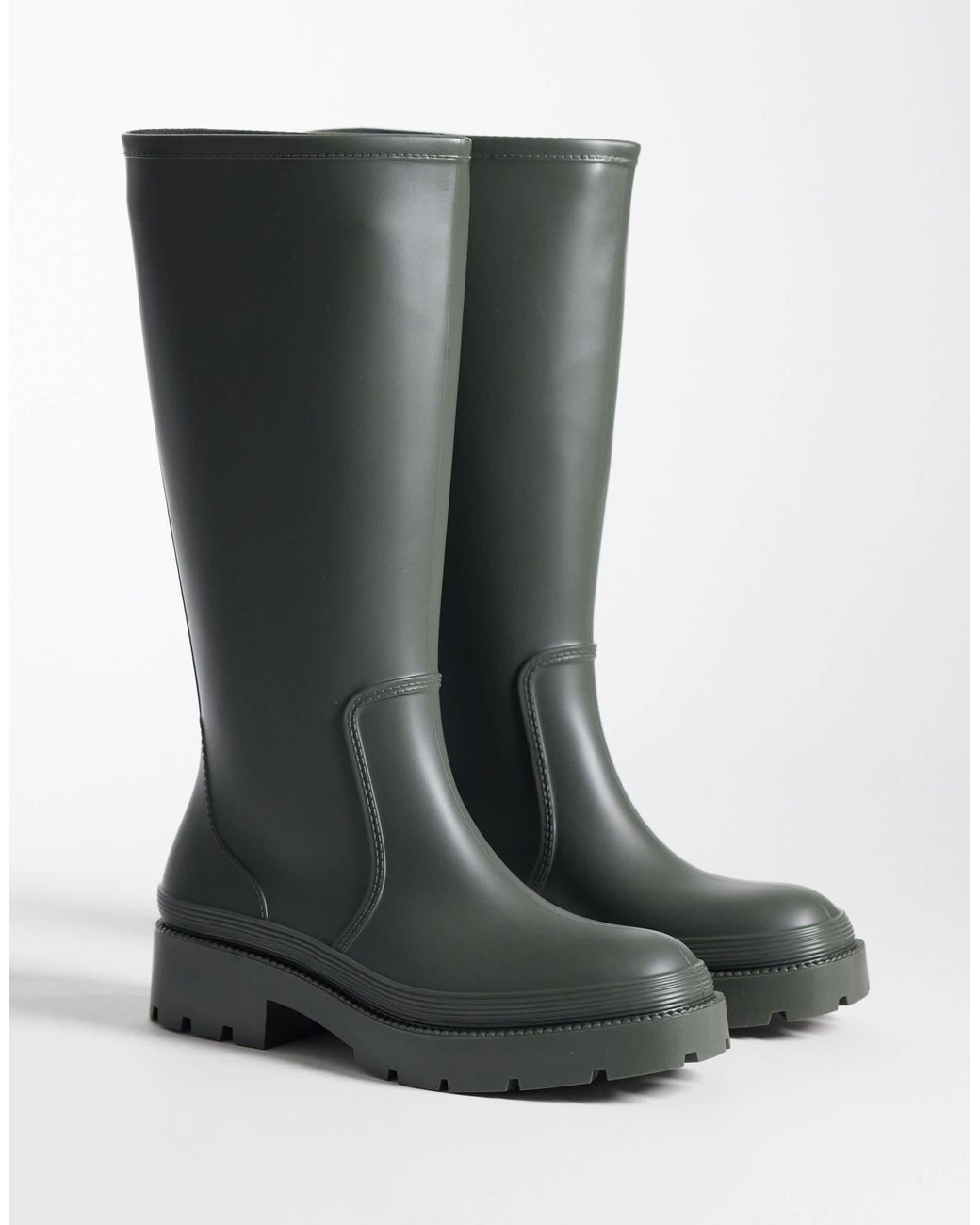 SEQWL Black Gumboots