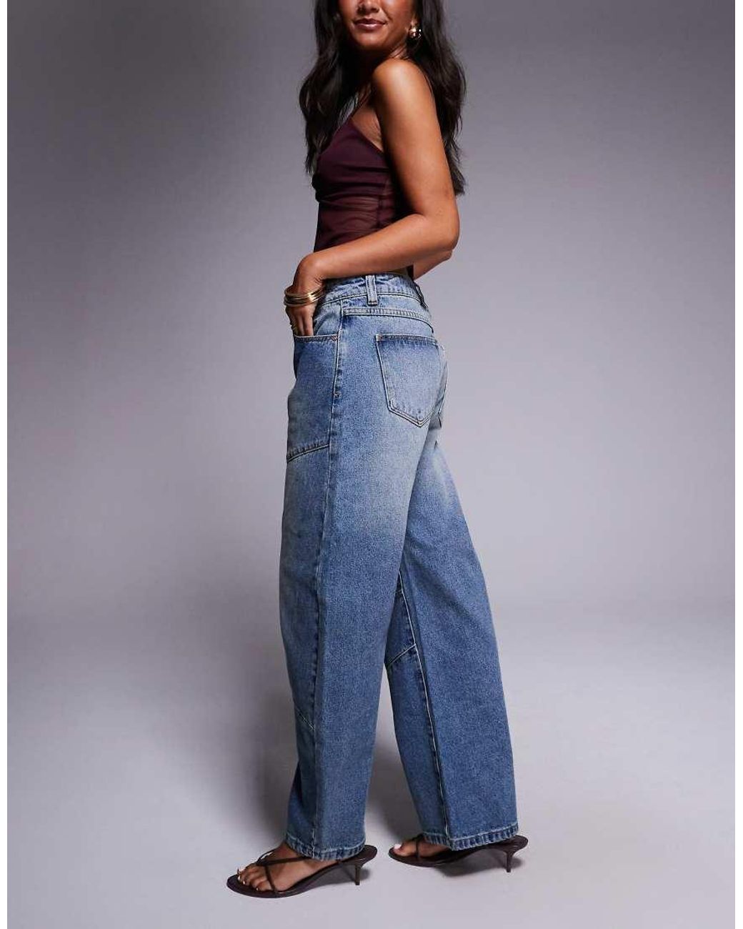 Abrand Jeans Blue 99 Low Barrel Jeans
